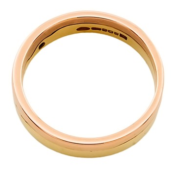 9ct 2-tone gold Cymru Gold Ring size S